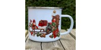 Tasse style « camping » - Hiver Cozy